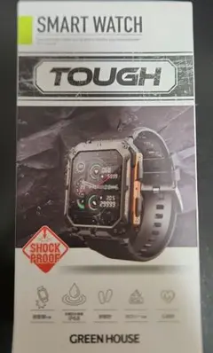 ゲオ　スマートウォッチタフ　TOUGH GH-SMWGA-BK