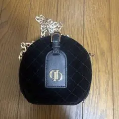 Darich ベロアサークルミニマルバッグ