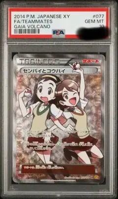 ポケモンカード PSA10 現存320枚 センパイとコウハイ XY5 SR ポケモンカード PSA10 現存320枚 センパイとコウハイ XY5 SR