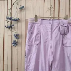 【42】アダバット ゴルフパンツ レディース 中綿ウール混 防寒対策 ピンク