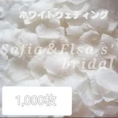 フラワーシャワー❁︎⋆*ホワイトウェディング❁︎⋆*1,000枚