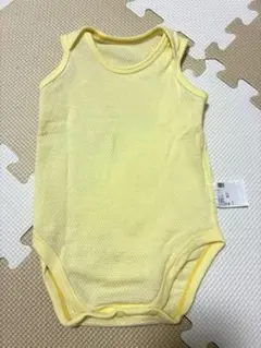 UNIQLO メッシュ肌着ロンパース(ボディスーツ) イエロー 70