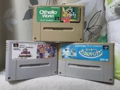 SFC　ミッキーのマジカルアドベンチャー　人生劇場　オセロワールド　3本セット