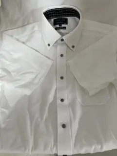 TAKAO ホワイト 半袖ワークシャツ L