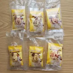 ミッキーマウス　銀座のキャラメルケーキスクイーズマスコット全6種