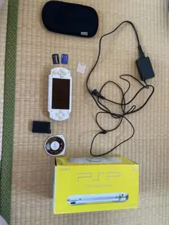 SONY PSP本体 ホワイト ACアダプタ付き