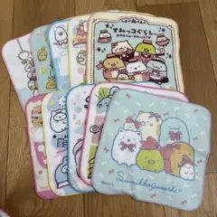 すみっコぐらし　チキップダンサーズ　ハンカチ　10枚セット
