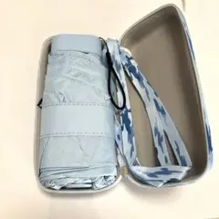 【新品未使用】日傘 UVカット 100 遮光 折りたたみ傘 コンパクト　ブルー