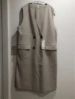新品　タグ付き　ジーユー　GU gu ロングジレ　ジレ　ベスト　羽織り