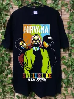 [新品] Nirvana Smells Like Teen SpiritバンドT