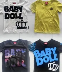 BABY DOLL Tシャツ 4枚セット 100.110サイズ