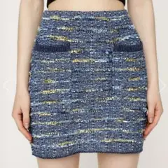 SLY ニットツイード ショートスカート セットアップ可