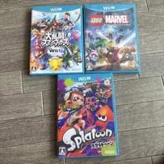 WiiU ソフト スプラトゥーン スマブラ MARVELレゴ
