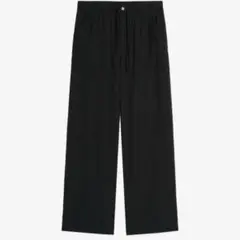 Summer Rayon Easy Fatigue Pants/ Black