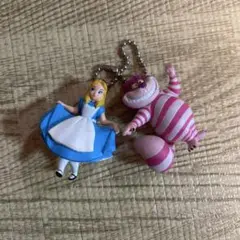 不思議の国のアリス チェシャ猫 ダブル マスコット キーホルダー