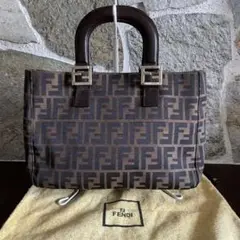 FENDI ズッカ柄 ハンドバッグ ブラウン