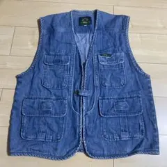 デニムベスト　アウトドア　3Lサイズ