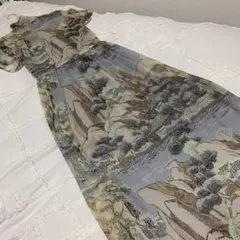 レッドバレンティノ シルクワンピ