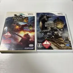 モンスターハンターG 3 トライ　2本セット　盤面ほぼ傷なし美品　Wiiソフト