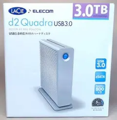 ELECOM - 【美品】3TB LACIE d2 Quadra　外付けHDD（欠品なし）_4 楽天市場】ラシー LaCie 外付けHDD ハードディスク D2 Quadra