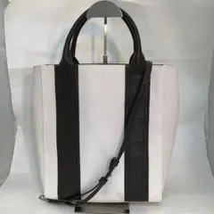 ❣️新品同様❣️ランバンLANVIN en Blue キャンバスロゴ　トートバッグ