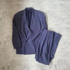 USED VINTAGE セットアップ　ダブル　パープル　紫　菅田将暉　レトロ