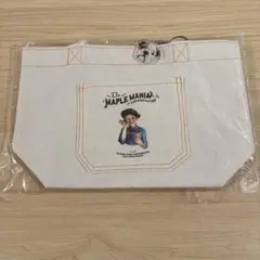 メープルマニア　チャーム付き コットンバッグ 非売品ノベルティ