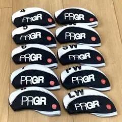 PRGR　eggアイアンカバー　10枚セット★新品未使用 Black×White
