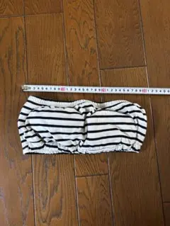 ストライプ　ブラトップ ビスチェMサイズ