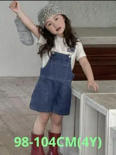 SHEIN DAZY 女の子 デニム オーバーオール