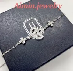✨最高級✨リリークラスター✨ブレスレット✨シルバー✨最高品質✨ジュエリー✨