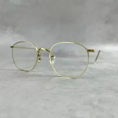 美品　Hilton　ヒルトンクラシック3　QUADRA　14KT GF　金　眼鏡