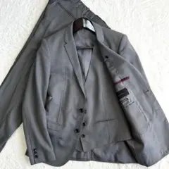 美品　TAKA:Q 3ピース　スーツ　Shiny wool stretch