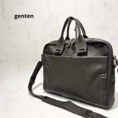 そらの助【新品未使用】genten　ビジネスクラッチバック　本革 そらの助様専用【新品未使用】genten ビジネスクラッチバック 本革
