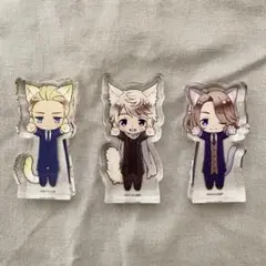 ヘタリア のび猫すたんだっぷ アクリルブロック ドイツ・ロシア・フランス