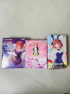 五等分の花嫁 中野二乃 フィギュア 3体まとめ売り