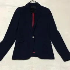 【匿名配送】ZARA 金ボタン 1B 紺ブレザー テーラードジャケット XS