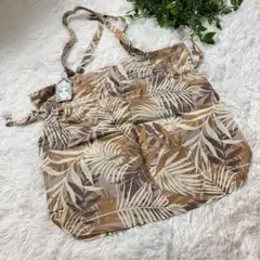 大人可愛い❣️新品❣️SHOO-LA-RUE 巾着 トートバッグ ボタニカル柄