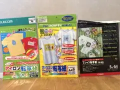 【未使用】アイロン転写紙セット (ELECOM & CANON) ※バラ売も検討