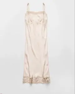 Simone Rocha × H&M サテンスリップキャミソールワンピース