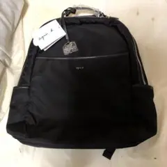 新品!アニエスベー ナイロンリュック 黒