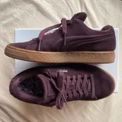 PUMA プーマ スウェードスニーカーパープル