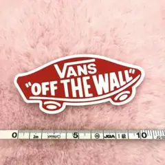 VANS OFF THE WALL ステッカー　赤