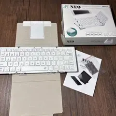 【美品】3E-BKY8-WH(ホワイト) 無線キーボード 英語配列64キー