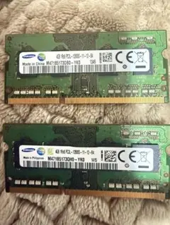 サムソン メモリ 4GBx2 M471B5173DB0 M471B5173QH0