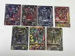 ガンバライジング 仮面ライダービルド　 PBM プロモカード 中古 7種セット
