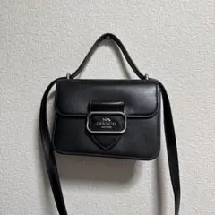 coach モーガン クロスボディ スクエア ショルダーバッグ ブラック