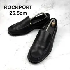 【人気】ROCKPORT ロックポート ブラック ローファー 25.5