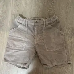 Lee グレー コーデュロイ ショートパンツ