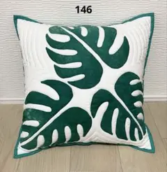 146 ハワイアンキルトクッションカバー